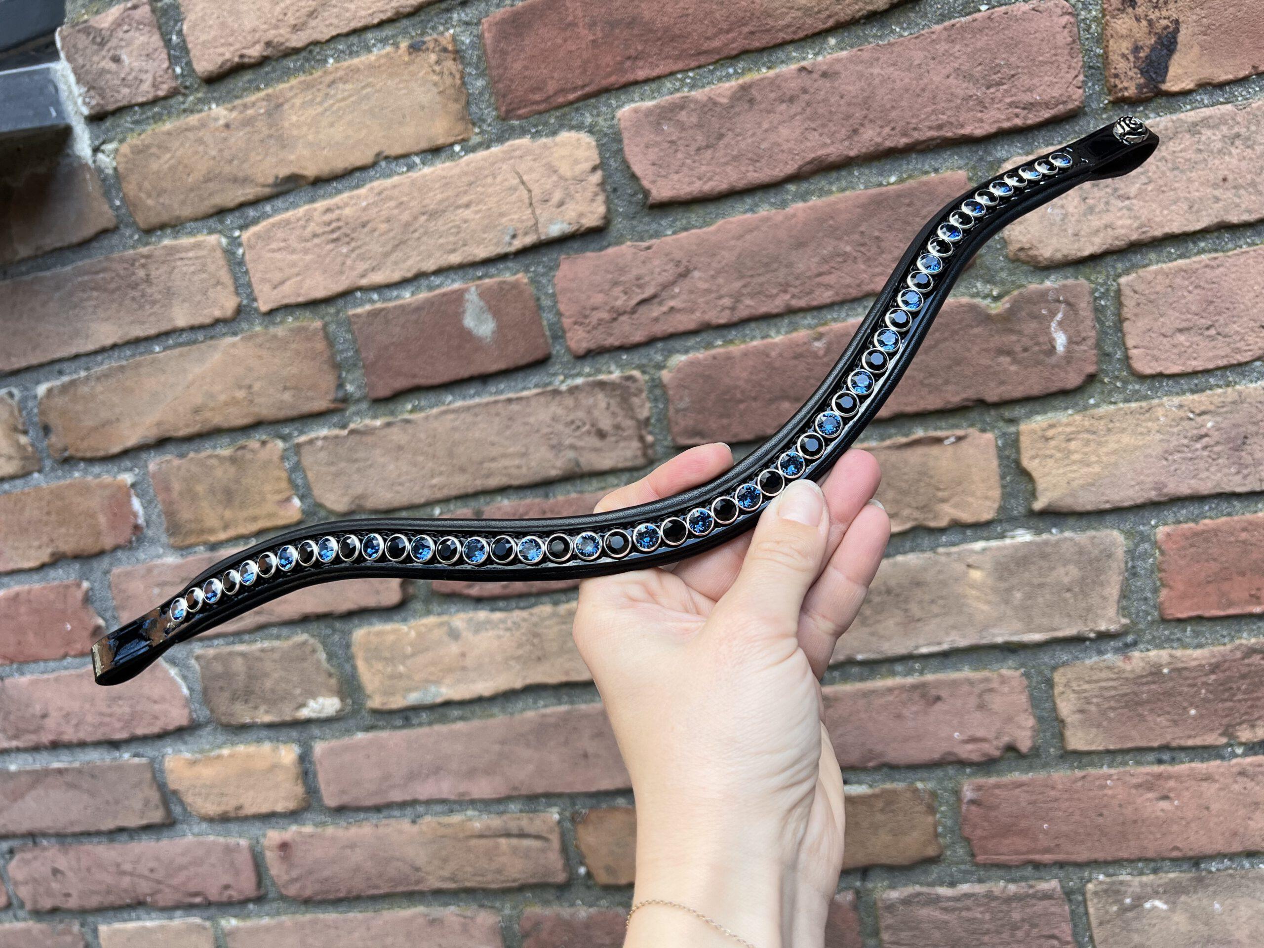 Frontriem Classic High End crystals L lak - Afbeelding 14