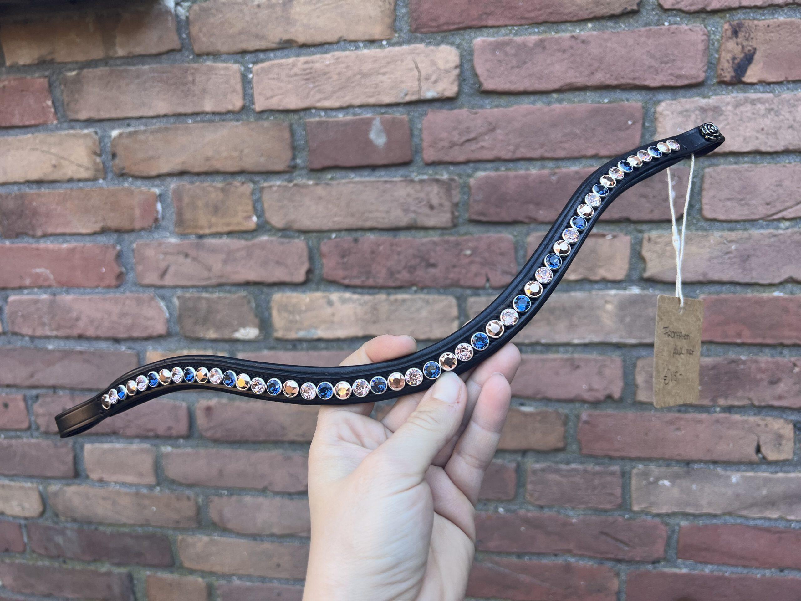 Frontriem Classic High End crystals L lak - Afbeelding 12