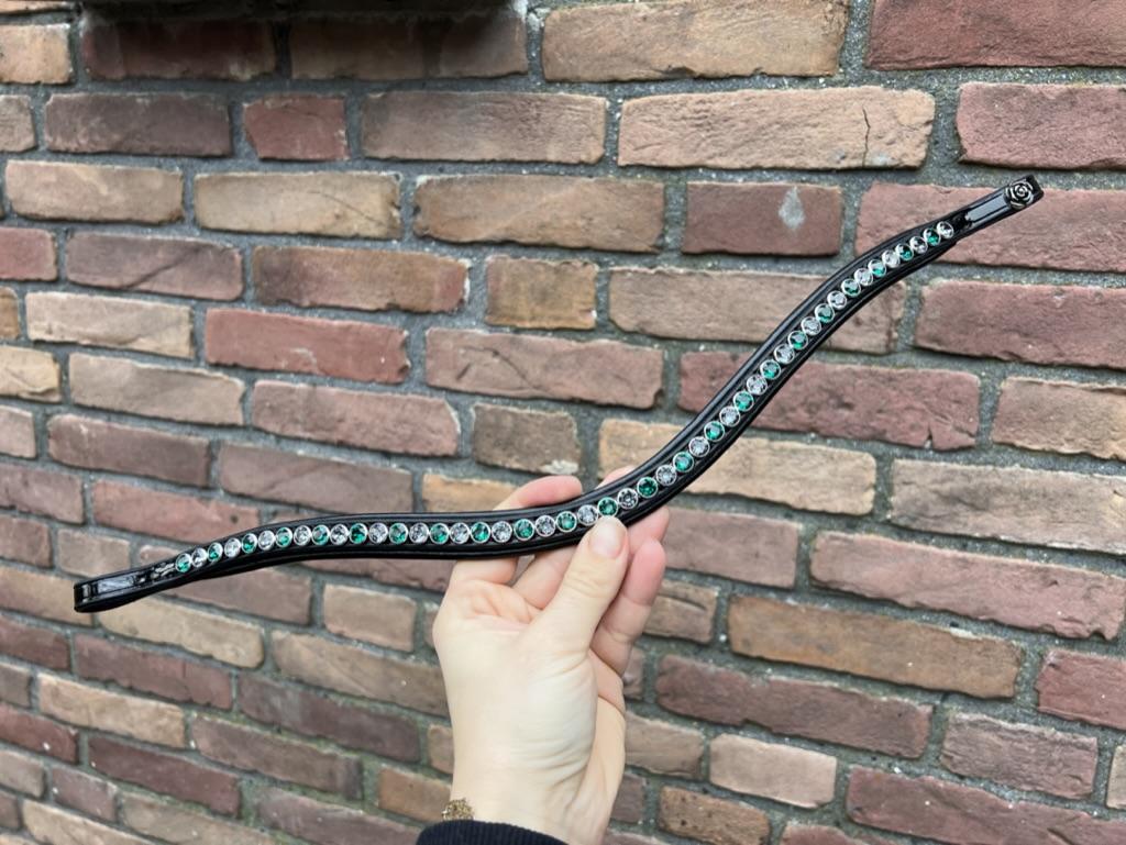 Frontriem Classic High End crystals L lak - Afbeelding 8