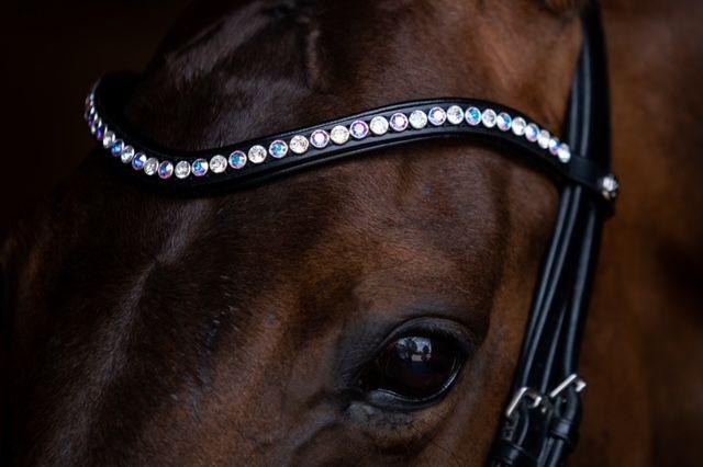 Frontriem Classic High End crystals L lak - Afbeelding 16