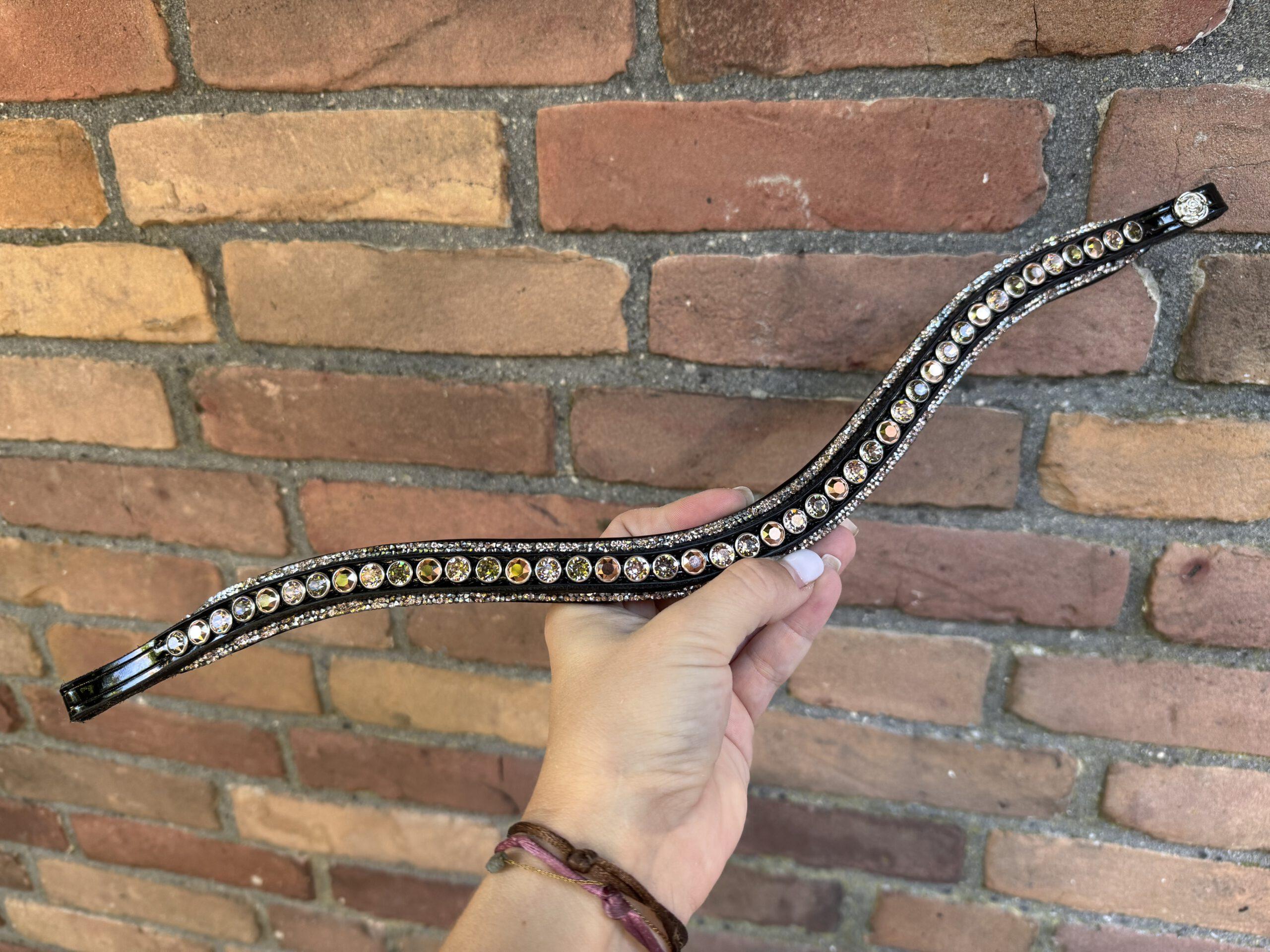 **NIEUWE KLEUREN ROCKS** Frontriem Classic CrystalRock High End - Afbeelding 5