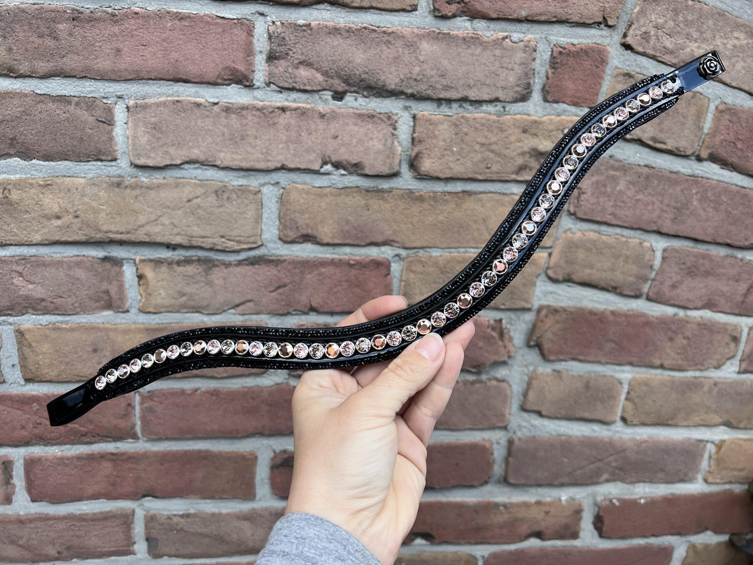 **NIEUWE KLEUREN ROCKS** Frontriem Classic CrystalRock High End - Afbeelding 2