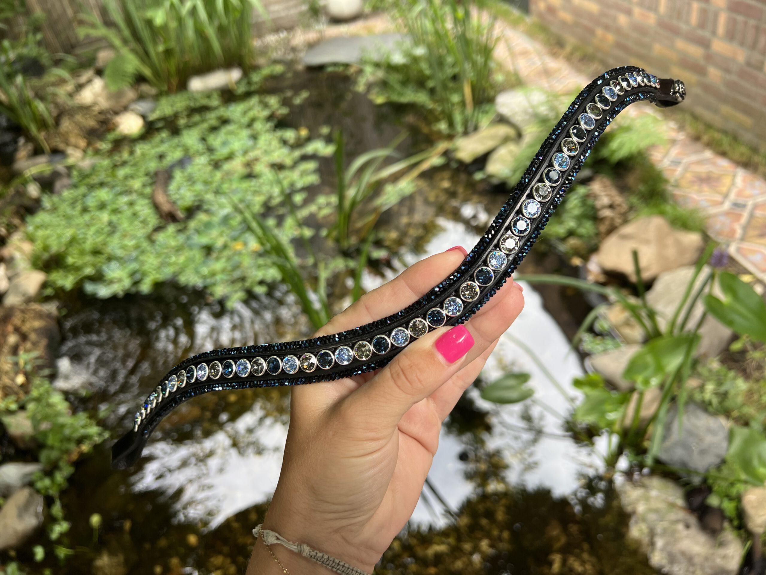 **NIEUWE KLEUREN ROCKS** Frontriem Classic CrystalRock High End - Afbeelding 3