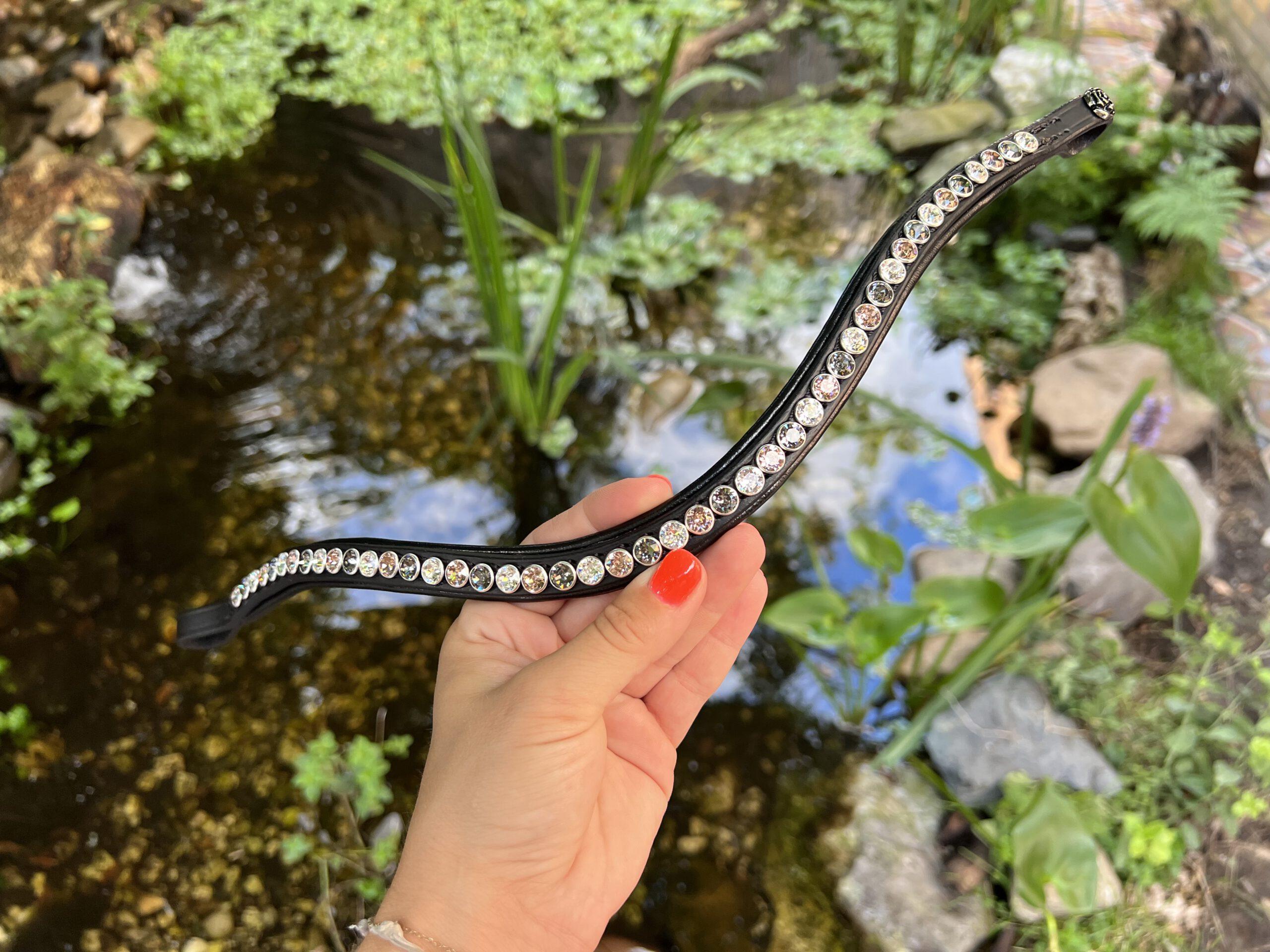 Frontriem Classic High End crystals L - Afbeelding 17