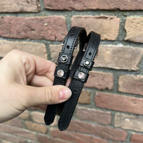 Sporenbandjes mat met High End crystal