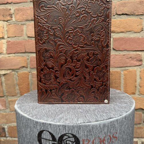 Lederen paspoort hoes paard Royal